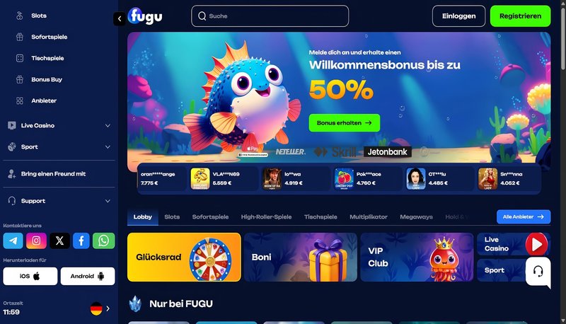 Introduction to fugu casino login